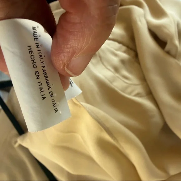 Valentino Beige Asymmetrical Draped Ruffle Skirt - Picture 12 of 12